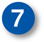 NUMBERS - 7 (Blue) 1.5