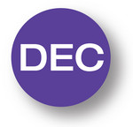MONTH- December (Purple)1.5" diameter circle