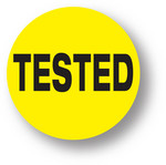 QUALITY - Tested (Yellow) 1.5" diameter circle
