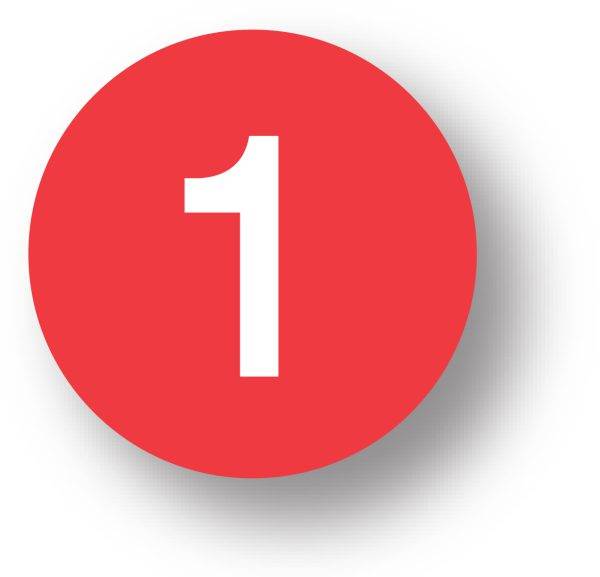 Number 1 Label