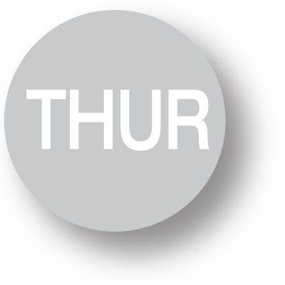Thursday Inventory Label