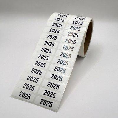 Inventory Control - Year Labels (small) | Labels Xpress