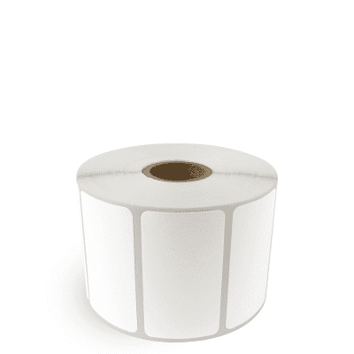 2.25" x 1.25" White Direct Thermal Labels