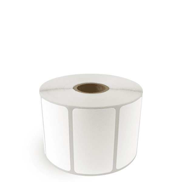 2.25" x 1.25" White Direct Thermal Labels