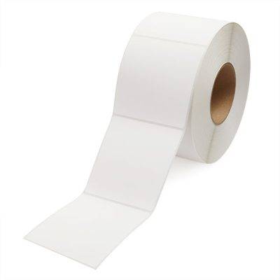 4" x 4" White Thermal Transfer Labels