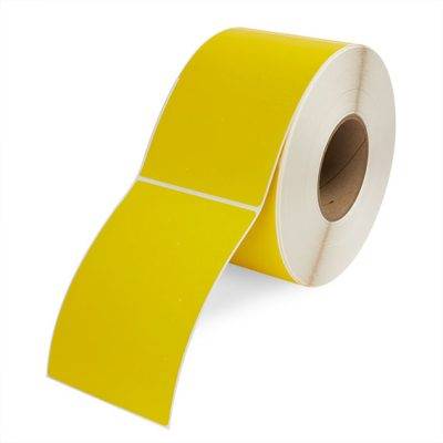 4" x 6" Yellow Direct Thermal Labels