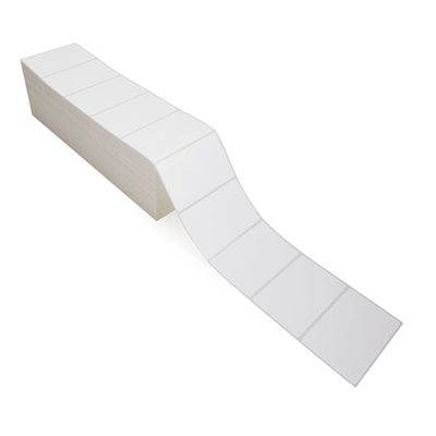 4" x 2.5" White Thermal Transfer Labels