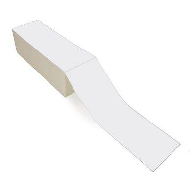4" x 12" White Thermal Transfer Labels