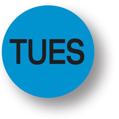 Tuesday Inventory Label