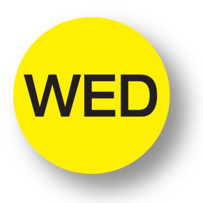 Wednesday inventory label